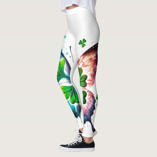 Lucky klaver met vlinder leggings (Links)
