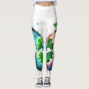 Lucky klaver met vlinder leggings
