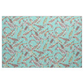 Lucky Koi Blue Stof (Yard (91,4 cm))