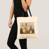 Lucky konijnen tote bag (Voorkant (product))