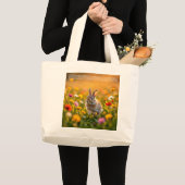 Lucky Konijnenpoot Grote Tote Bag (Voorkant (product))