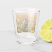 Lucky Konijnenpoot Shot Glas (Achterkant)