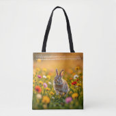 Lucky Konijnenpoot Tote Bag (Voorkant)