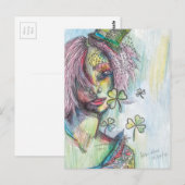 Lucky Lady Briefkaart (Voorkant / Achterkant)