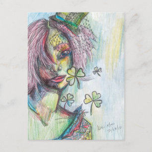 Lucky Lady Briefkaart