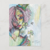 Lucky Lady Briefkaart (Voorkant)