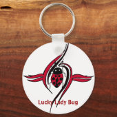 Lucky Lady Bug-sleutelketen Sleutelhanger (Voorkant)