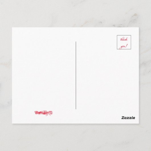 Lucky Lady Bugs Briefkaart (Achterkant)