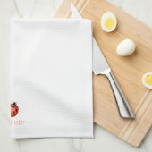 "Lucky Lady" Ladybug Kitchen Towel Theedoek (Quarter Fold)