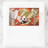 Lucky Lady Tattoo Rechthoekige Sticker (Tas)