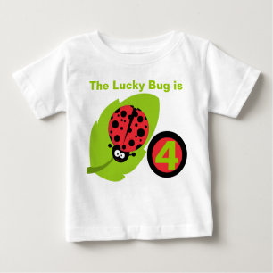 Lucky Ladybug  Birthday T-shirt
