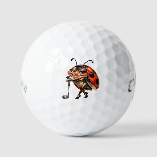 Lucky Ladybug Callaway Supersoft Golfballen (Voorkant)