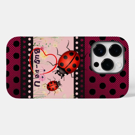 Lucky Ladybug Case-Mate iPhone Case (Achterkant (horizontaal))