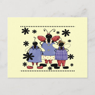 Lucky Ladybug Friends Tshirts en Gifts Briefkaart