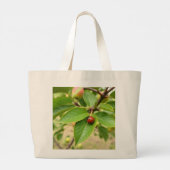 Lucky Ladybug Grote Tote Bag (Achterkant)