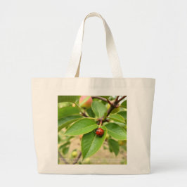 Lucky Ladybug Grote Tote Bag