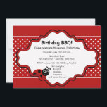 Lucky Ladybug Invitation Kaart<br><div class="desc">Een levendige uitnodiging die een schattige ladybug in een decoratieve bloei bevat. De rode achtergrond heeft een brede band van witte poka punten. De kaart is eenvoudig aan te passen met uw tekst, lettertype, lettertypekleur en keuze uit zes papiertypen. Niet precies wat je zoekt? Al onze producten kunnen zonder extra...</div>