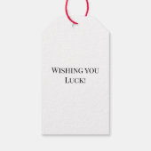 Lucky Ladybug op Leaf Cadeaulabel (Achterkant)