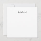 Lucky Ladybug op Leaf Kaart (Achterkant)