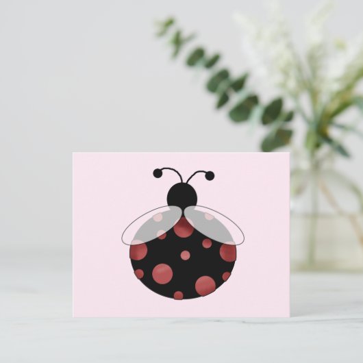 Lucky Ladybug T-shirts en cadeaus Briefkaart (Staand voorkant)