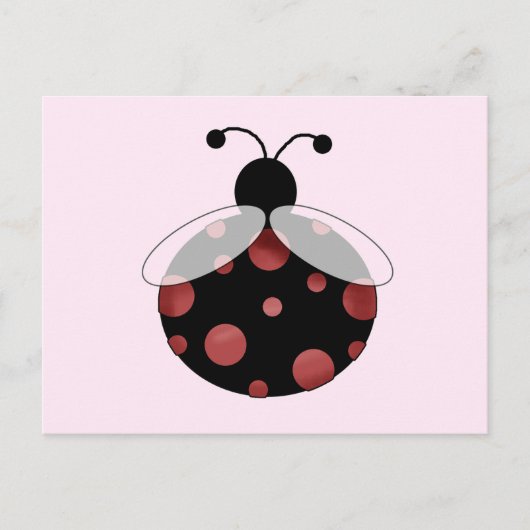 Lucky Ladybug T-shirts en cadeaus Briefkaart (Voorkant)