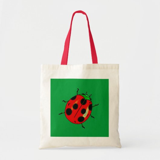 Lucky LadyBug Tote Bag (Voorkant)