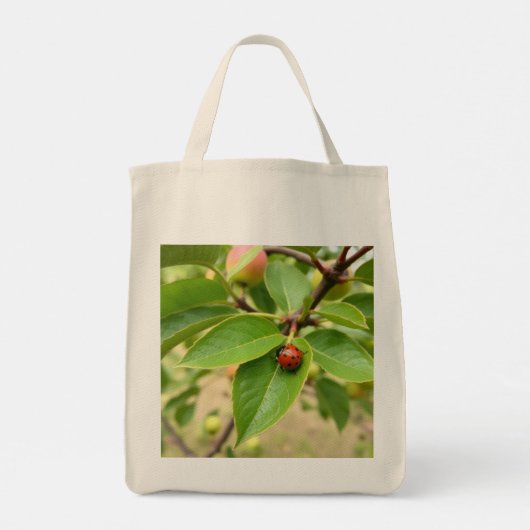 Lucky Ladybug Tote Bag (Achterkant)