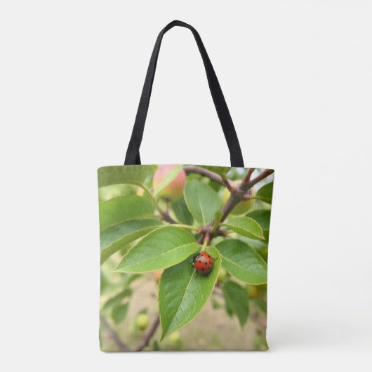 Lucky Ladybug Tote Bag (Achterkant)