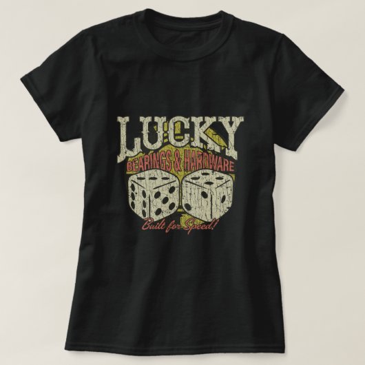 Lucky Lagers & versterker; Hardware 1995 T-shirt (Design voorkant)