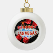 Lucky Las Vegas Ceramic Ball Ornament (Voorkant)