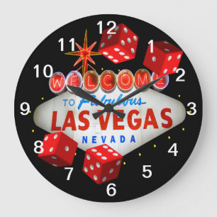 Lucky Las Vegas Clock Grote Klok
