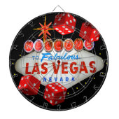 Lucky Las Vegas Dart Board Dartbord (Voorkant)