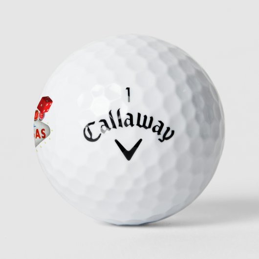 Lucky Las Vegas Golf Ballen (Logo)