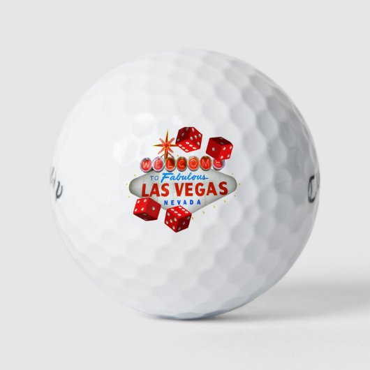 Lucky Las Vegas Golf Ballen (Voorkant)