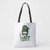 Lucky Lassie St. Paddy's Tote Bag (Voorkant)