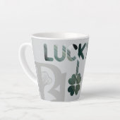 LUCKY Latte Mok Abstracte Trend Interieur Groen (Linkerhoek)