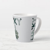 LUCKY Latte Mok Abstracte Trend Interieur Groen (Rechterhoek)