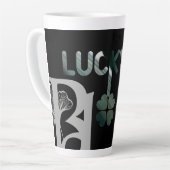 LUCKY Latte Mok Abstracte Trend Interieur Groen (Linkerhoek)