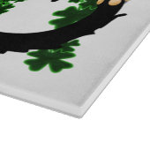 Lucky Le Chat Noir St. Patrick's Day Snijplank (Hoek)