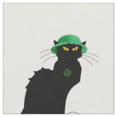Lucky Le Chat Noir St. Patrick's Day Stof (Close Up)