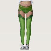 Lucky Leggings Funny St. Patrick's Costume Pants (Voorkant)