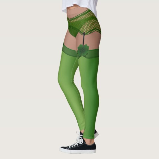 Lucky Leggings Funny St. Patrick's Costume Pants (Links)