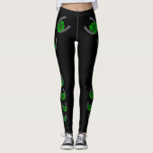 Lucky Leggings Mooie St. Patrick's Leggings Dames (Voorkant)