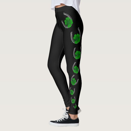 Lucky Leggings Mooie St. Patrick's Leggings Dames (Links)