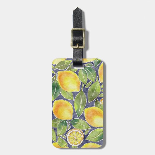 Lucky Lemon Bagagelabel (Voorkant verticaal)