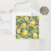 Lucky Lemon Notitiekaartje (Voorkant / Achterkant in situ)