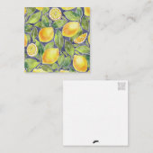 Lucky Lemon Notitiekaartje (Voorkant / Achterkant)