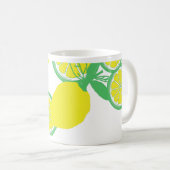 Lucky Lemons Organic Funky Coffee Tea Mok (Voorkant rechts)