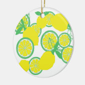 Lucky Lemons Organic Funky Ornament (Links)