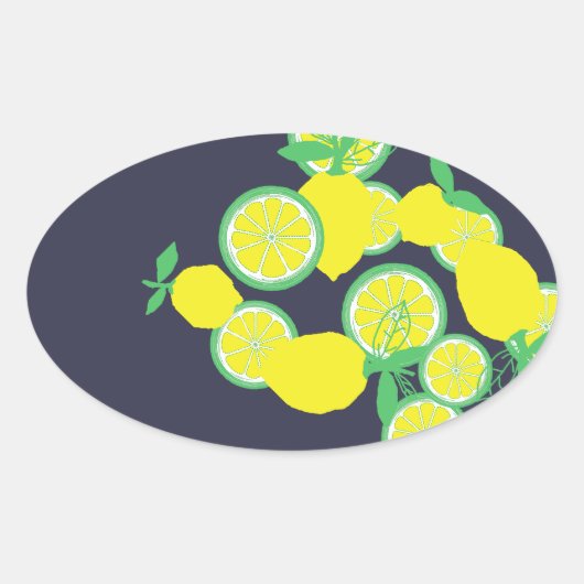 Lucky Lemons Organic Funky Sticker (Voorkant)
